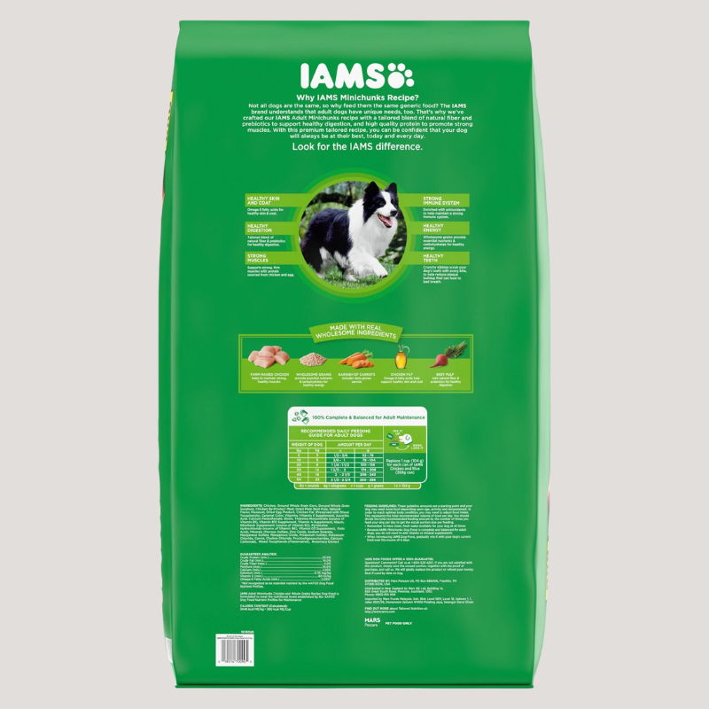 Iams ProActive Health, Chicken, Adult Minichunks Dry Dog Food, 50 lbs.