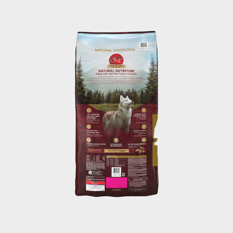 Purina ONE SmartBlend True Instinct Real Turkey & Venison, Adult Dry Dog Food, 40 lbs.