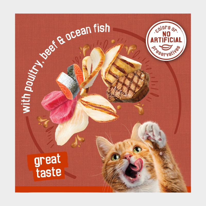 Purina Friskies Gravy Pleasers Variety Pack, Adult Wet Cat Food, 5.5 oz., 60 ct.