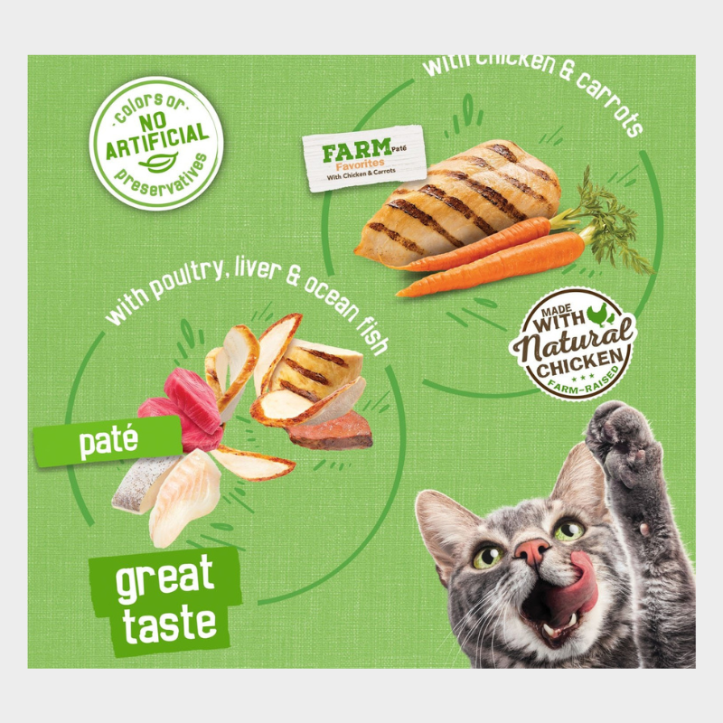Purina Friskies Variety Pack, Adult Pate Wet Cat Food, 5.5 oz., 60 ct.