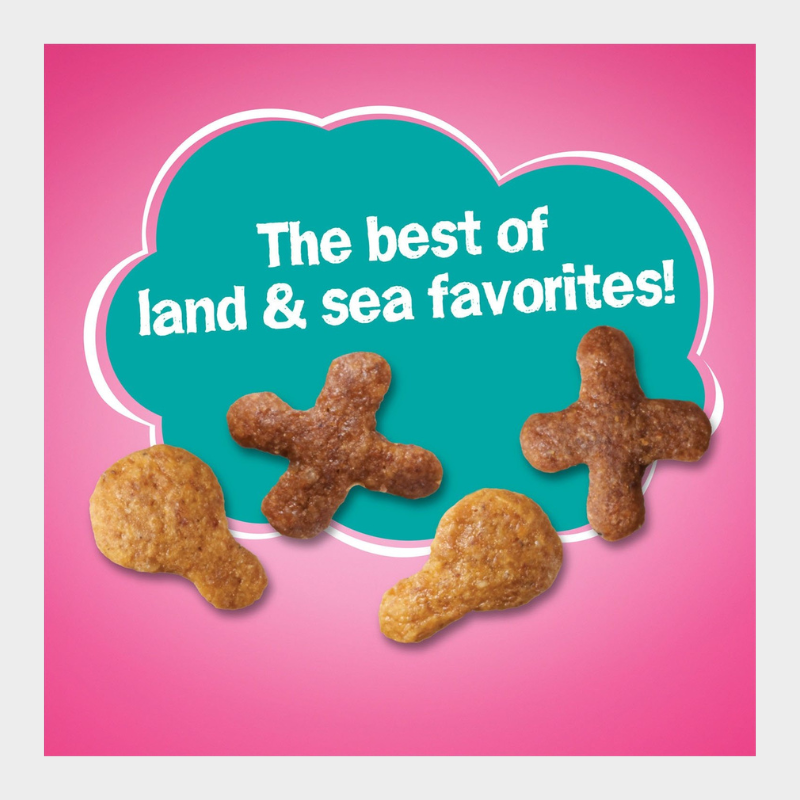 Friskies Land & Sea Adventures, Chickn and Ocean Fish Flavored, Adult Dry Cat Food, 32 lbs.