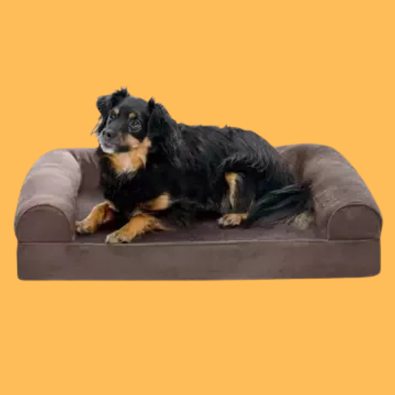 FurHaven Plush & Suede Orthopedic Sofa Dog Bed