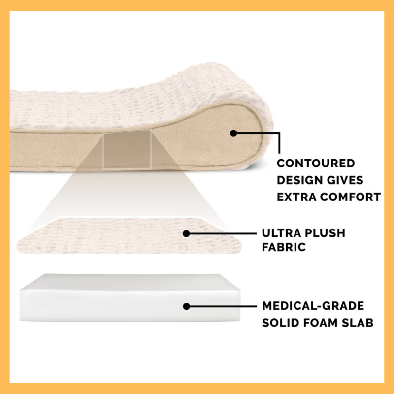 FurHaven Ultra Plush Luxe Lounger Orthopedic Dog Bed