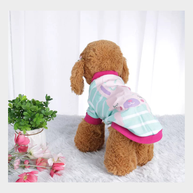 Unique Bargains Dog T-Shirt Puppy Small Pet Sweatshirt Clothes Apparel Vest Clothing