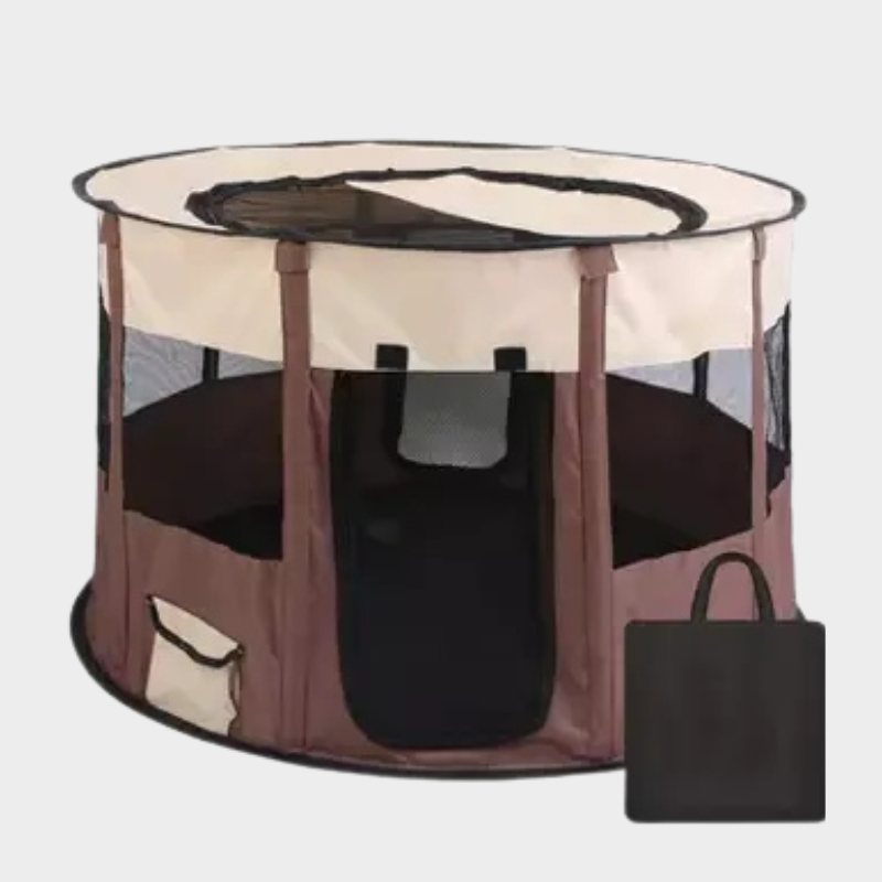 The Lakeside Collection Portable Foldable Pet Playpen