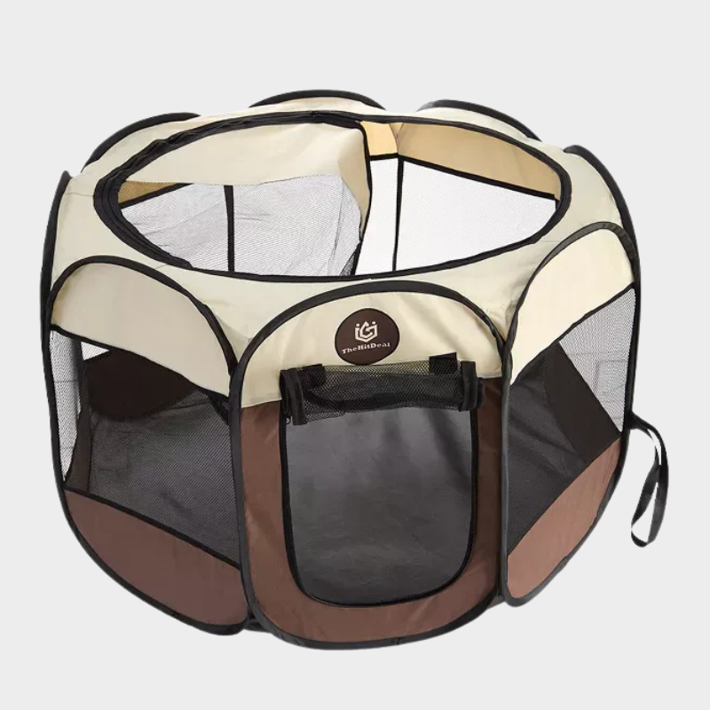 The Lakeside Collection Portable Foldable Pet Playpen