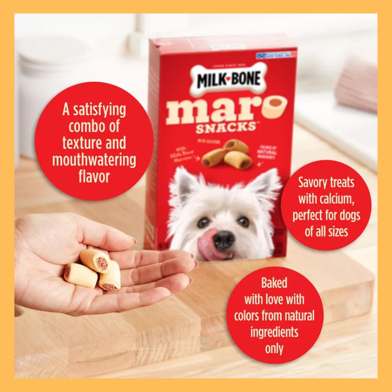 Milk-Bone Maro Snacks with Real Bone Marrow Dog Treats