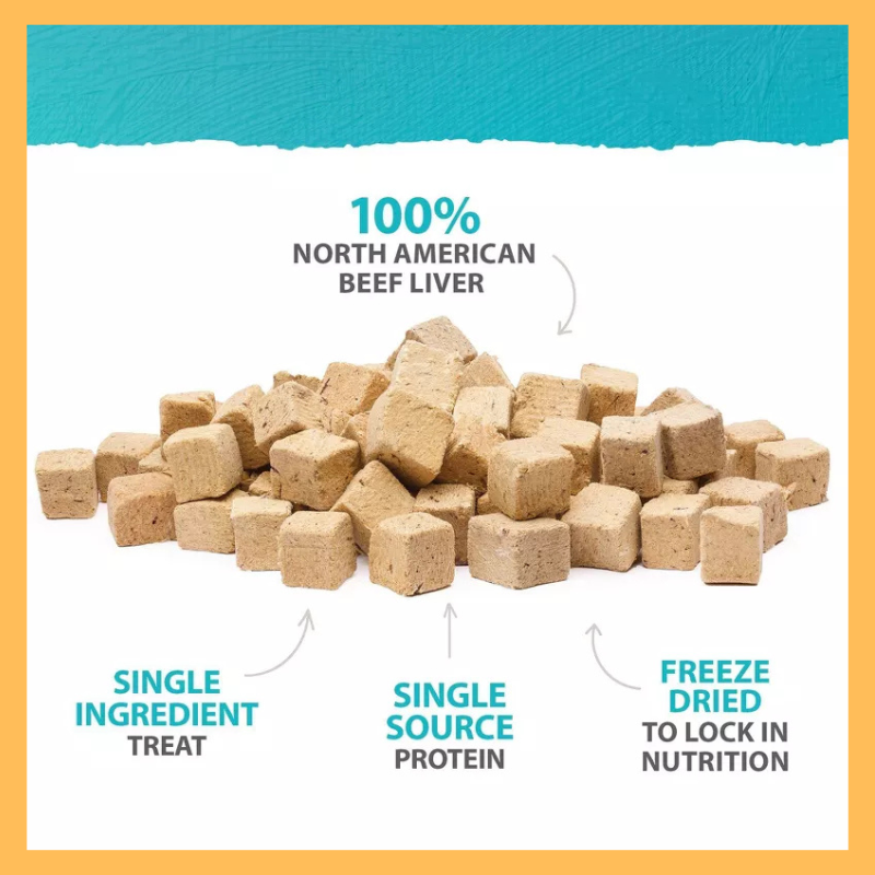 Caledon Farms Freeze Dried Dog Treat with Beef Liver Bites Flavor - 5.3oz