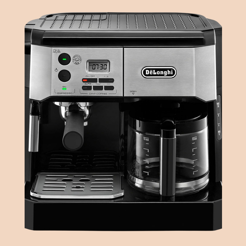 De'Longhi All-In-One Pump Espresso & 10-Cup Drip Coffee Machine with Advanced Cappuccino System