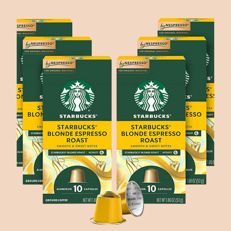 Starbucks by Nespresso Espresso Coffee Pods, Blonde Roast, 60 ct.