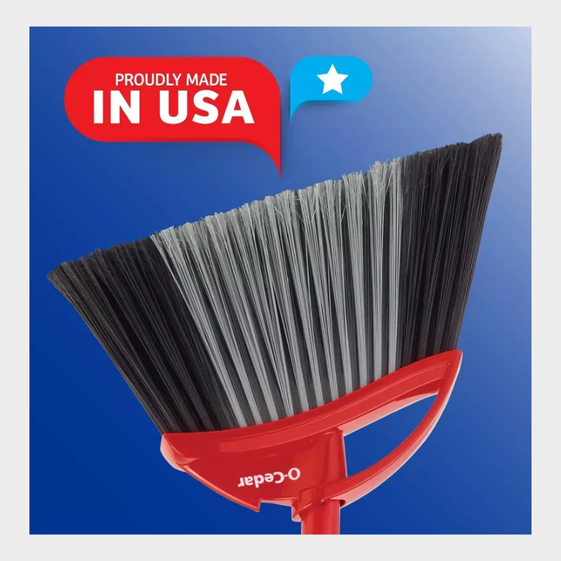 O-Cedar PowerCorner Pet Pro Broom with Step-On Dustpan