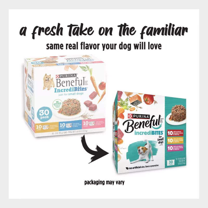 Beneful Incredibites with Chicken, Salmon and Beef Wet Dog Food - 30ct