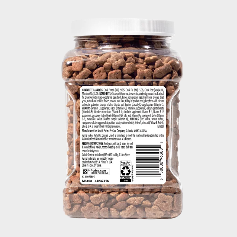 Purina Friskies Party Mix Original Crunch Chicken Cat Treats