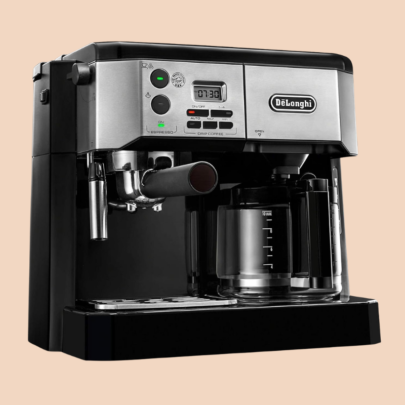 De'Longhi All-In-One Pump Espresso & 10-Cup Drip Coffee Machine with Advanced Cappuccino System