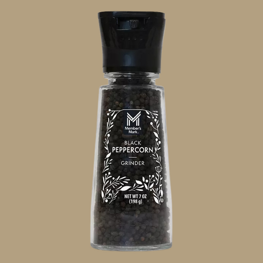 Member's Mark Black Pepper Grinder, 7 oz.