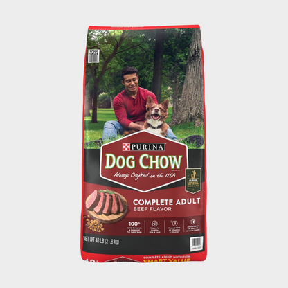Purina, Dog Chow Complete, Beef Flavor, Adult Dry Dog Food, 48 lbs.