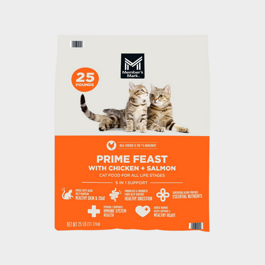 Member's Mark™ Prime Feast with Chicken + Salmon Dry Cat Food, 25 lbs.