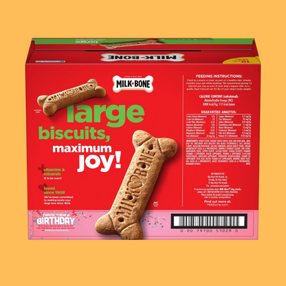Milk-Bone Original Flavor, Large Crunchy Dog Treat Biscuits, 15 lbs.