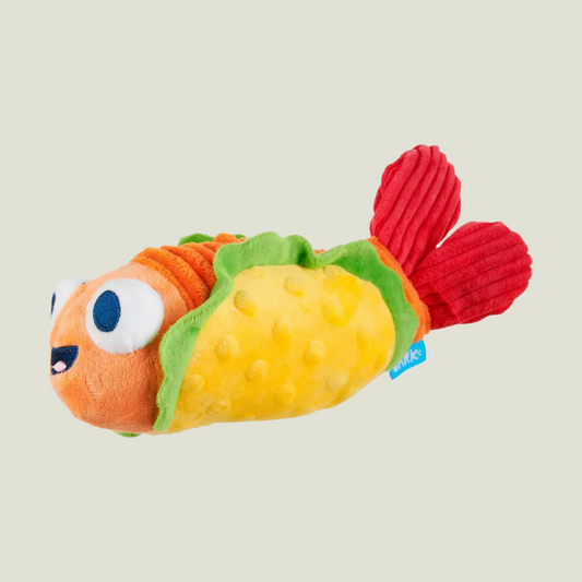 BARK Eduardo The Shrimp Taco Dog Toy