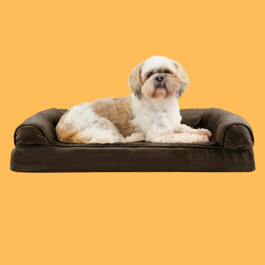 FurHaven Plush & Suede Orthopedic Sofa Dog Bed