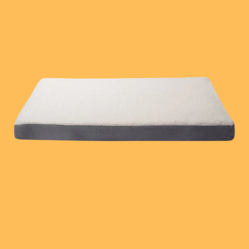 FurHaven Faux Sheepskin & Suede Deluxe Orthopedic Mattress Dog Bed