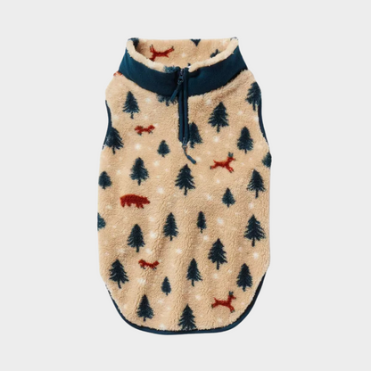 Trees and Wildlife Faux Shearling Dog and Cat Jacket - Wondershop™