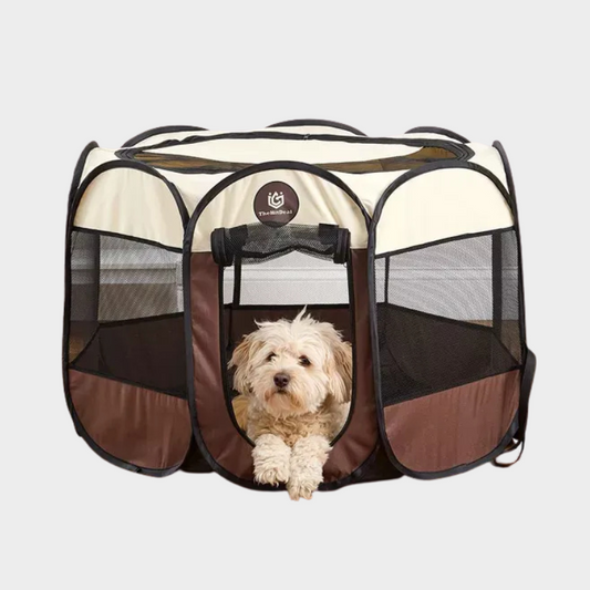 The Lakeside Collection Portable Foldable Pet Playpen