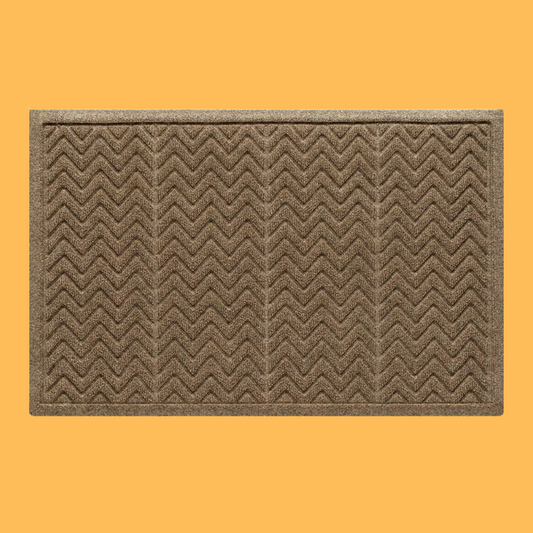 Bungalow Flooring 2'x3' WaterHog Chevron Indoor/Outdoor Doormat