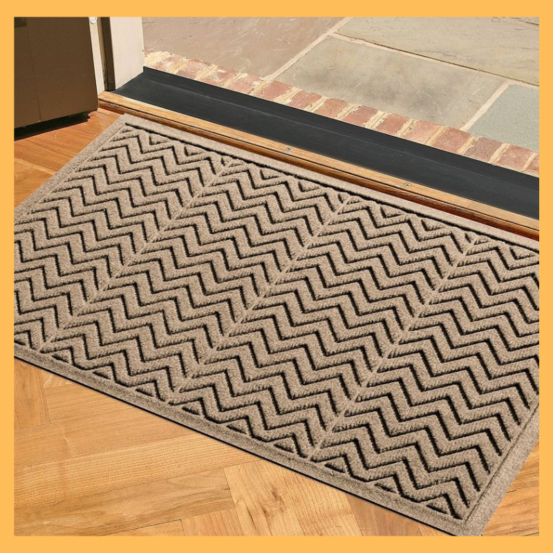 Bungalow Flooring 2'x3' WaterHog Chevron Indoor/Outdoor Doormat
