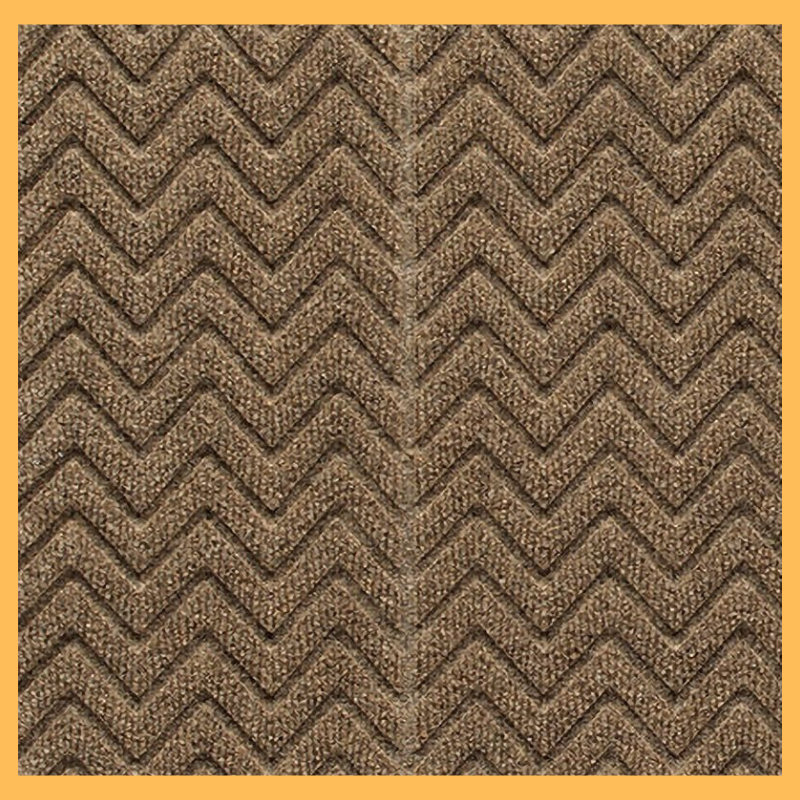 Bungalow Flooring 2'x3' WaterHog Chevron Indoor/Outdoor Doormat