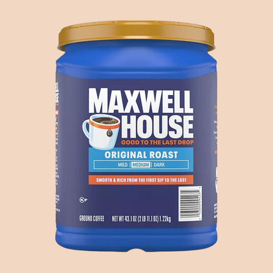 Maxwell House Original Roast Medium Ground Coffee, 43.1 oz.