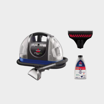 BISSELL Little Green Portable Carpet Cleaner: Electric Floor Care Appliance, 48 oz Tank, 15 ft Cord, Blue