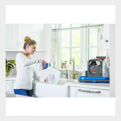 BISSELL Little Green Portable Carpet Cleaner: Electric Floor Care Appliance, 48 oz Tank, 15 ft Cord, Blue