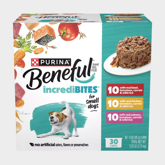 Beneful Incredibites with Chicken, Salmon and Beef Wet Dog Food - 30ct