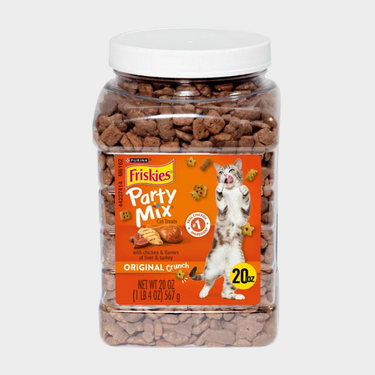 Purina Friskies Party Mix Original Crunch Chicken Cat Treats